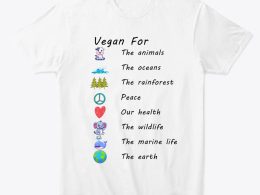 تیشرت-vegan for life-عمومی