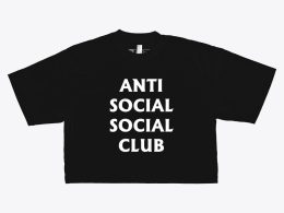 تیشرت-Anti social club-نوشته